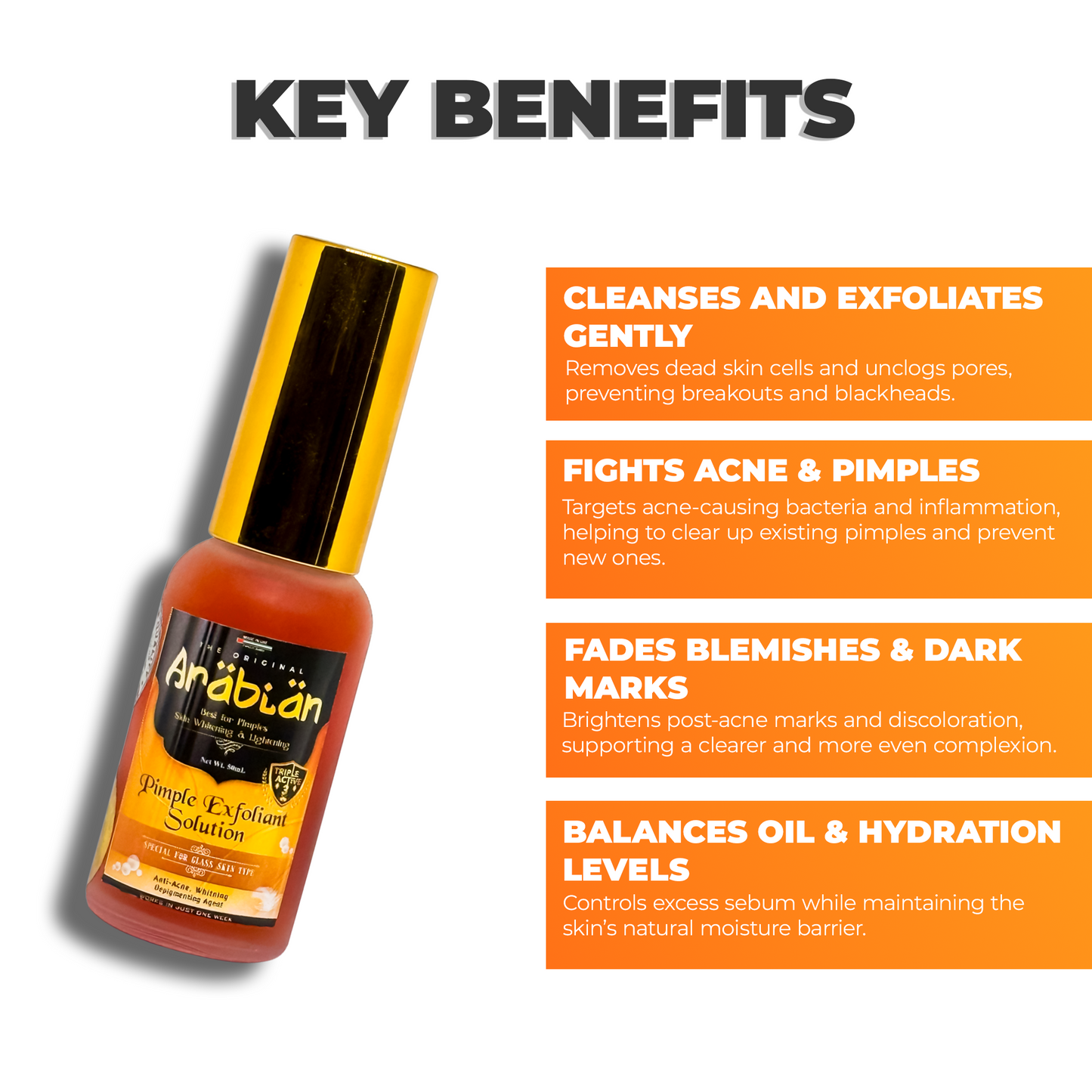 Arabian Whitening Exfoliant Solution Toner