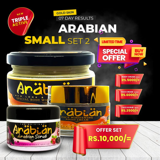 Arabian Small Set with Scrub