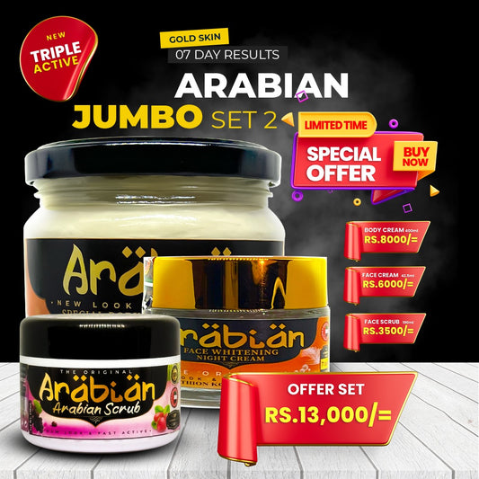 Arabian Jumbo Set with Scrub